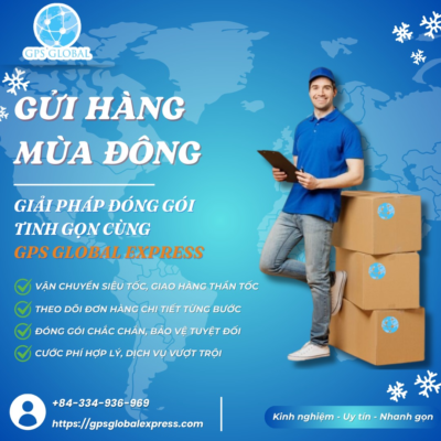 📦 Lựa Chọn Bao Bì Đúng Chuẩn Chọn hộp vận chuyển phù hợp là yếu tố quyết định. Hãy đảm bảo bao bì cứng cáp, không hư hại để bảo vệ hàng hóa khỏi những tác động từ bên ngoài. 🛡️ Bảo Vệ Hàng Hóa Tối Đa Sử dụng vật liệu chống sốc như xốp nổ hoặc tấm bọt để bao bọc hàng hóa, giúp hạn chế va đập và đảm bảo an toàn trong suốt hành trình. 🎁 Giải Pháp Đóng Gói Hiệu Quả 𝐆𝐏𝐒 𝐆𝐥𝐨𝐛𝐚𝐥 𝐄𝐱𝐩𝐫𝐞𝐬𝐬 khuyến khích sử dụng túi hút chân không cho các sản phẩm như quần áo, vải vóc. Phương pháp này không chỉ tiết kiệm không gian mà còn bảo vệ khỏi ẩm ướt trong quá trình vận chuyển. 📝 Quản Lý Đơn Hàng Dễ Dàng Với hệ thống theo dõi minh bạch, bạn có thể dễ dàng cập nhật hành trình của kiện hàng từng bước, đảm bảo sự an tâm tuyệt đối khi gửi hàng. 🏠 Dịch Vụ Nhận Tận Nơi, Giao Tận Tay 𝐆𝐏𝐒 𝐆𝐥𝐨𝐛𝐚𝐥 𝐄𝐱𝐩𝐫𝐞𝐬𝐬 cung cấp dịch vụ giao nhận linh hoạt, nhận hàng tại nhà và giao đến tận tay người nhận, tiết kiệm thời gian và công sức cho khách hàng.