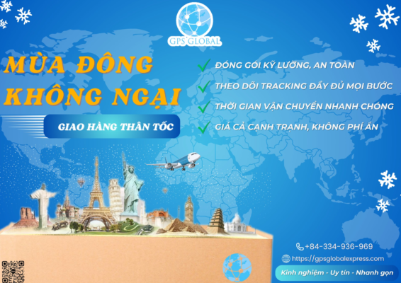 Mùa đông này, hãy để 𝐆𝐏𝐒 𝐆𝐥𝐨𝐛𝐚𝐥 𝐄𝐱𝐩𝐫𝐞𝐬𝐬 làm cầu nối giúp bạn gửi những món quà và hàng hóa yêu thương đến những người thân ở xa. Khi nhiệt độ giảm, thời gian vận chuyển có thể trở nên khó đoán, nhưng với chúng tôi, sự chuyên nghiệp và nhanh chóng luôn được đặt lên hàng đầu. Lý do chọn 𝐆𝐏𝐒 𝐆𝐥𝐨𝐛𝐚𝐥 𝐄𝐱𝐩𝐫𝐞𝐬𝐬: 🔒 Đảm bảo đóng gói an toàn: Hàng hóa của bạn sẽ được đóng gói kỹ lưỡng, chịu được mọi điều kiện thời tiết khắc nghiệt, đảm bảo nguyên vẹn đến tay người nhận. 📍 Theo dõi minh bạch: Hệ thống tracking hiện đại của chúng tôi giúp bạn dễ dàng theo dõi trạng thái đơn hàng từ lúc gửi đi cho đến khi giao thành công. ⏱️ Giao hàng nhanh chóng, đúng hẹn: Dù là mùa đông lạnh giá, chúng tôi luôn cam kết đảm bảo tiến độ vận chuyển, giúp bạn không phải chờ đợi lâu. 💰 Chi phí hợp lý: Dịch vụ của chúng tôi không chỉ nhanh mà còn đảm bảo mức giá cạnh tranh, không phát sinh chi phí bất ngờ. Cam kết từ 𝐆𝐏𝐒 𝐆𝐥𝐨𝐛𝐚𝐥 𝐄𝐱𝐩𝐫𝐞𝐬𝐬: 🌟 Bảo vệ hàng hóa toàn diện: Chúng tôi cung cấp bảo hiểm cho mọi đơn hàng, giúp bạn yên tâm hơn khi sử dụng dịch vụ.