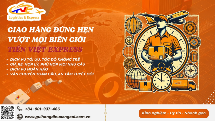 🌟 TIEN VIET EXPRESS – COMMITTED TO ABSOLUTE GOODS PROTECTION We provide full-value insurance for your goods and commit to a refund if any unexpected incidents occur. With 𝐓𝐢𝐞̂́𝐧 𝐕𝐢𝐞̣̂𝐭 𝐄𝐱𝐩𝐫𝐞𝐬𝐬, every shipment is guaranteed absolute safety, bringing peace of mind to our customers. 🎉 SPECIAL OFFERS 🎉 👍 Like and ❤️ Share our page - Get an instant discount of 100k VND! 📍 Check-in at 𝐓𝐢𝐞̂́𝐧 𝐕𝐢𝐞̣̂𝐭 𝐄𝐱𝐩𝐫𝐞𝐬𝐬 - Get a discount of 100k VND! 🎉 For your first order, enjoy a 10% discount 🎉 Many more attractive offers are waiting for you! Contact us now for more details about: Shipping Rates: Depending on weight and distance 💲. Delivery Time: Estimated delivery time will be provided to you (24/7) ⏰. Shipping Process: We will guide you through the simplest way to send your goods 👨‍🔧.