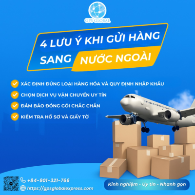 BÍ KÍP GỬI HÀNG ĐI NƯỚC NGOÀI "CHUẨN KHÔNG CẦN CHỈNH"! 🌟 Bạn muốn gửi hàng đi quốc tế nhưng sợ thủ tục rườm rà? GPS GLOBAL EXPRESS "mách nước" ngay 4 tuyệt chiêu giúp hành trình vận chuyển của bạn mượt như tơ lụa! 🚀 1️⃣ “NGHE NGƯỜI – HIỂU LUẬT”: Nắm rõ loại hàng hóa và quy định nhập khẩu của nước đến. Đừng để hàng "dừng chân" tại hải quan vì thiếu hiểu biết! 📦🔍 2️⃣ “CHỌN ĐÚNG – CHỌN TRÚNG”: Không phải dịch vụ nào cũng giống nhau! Hãy tin tưởng đơn vị uy tín để hàng hóa cập bến an toàn, đúng giờ. ✈️💼 3️⃣ “ĐÓNG GÓI KIỂU FORMAT”: Bọc hàng chắc chắn, dùng vật liệu chống va đập. Cam kết hàng tới tay nguyên vẹn, không "méo mó" dáng hình! 🥊📦 4️⃣ “GIẤY TỜ GỌN GÀNG – THÔNG QUAN NHANH CHÓNG”: Kiểm tra kỹ lưỡng hồ sơ, tránh "vướng víu" thủ tục. Nhanh như chớp, đơn giản như đếm 1-2-3! 📄✅ 📞 LIÊN HỆ NGAY – ĐỪNG ĐỂ KHOẢNG CÁCH NGĂN YÊU THƯƠNG! Nếu bạn có bất kỳ câu hỏi nào hoặc cần hỗ trợ, đừng ngần ngại liên hệ với chúng tôi. Đội ngũ chăm sóc khách hàng của 𝐆𝐏𝐒 𝐆𝐥𝐨𝐛𝐚𝐥 𝐄𝐱𝐩𝐫𝐞𝐬𝐬 luôn sẵn sàng phục vụ bạn 24/7 🏢 Địa chỉ: HCM: 93 Trần Văn Dư, Phường 13, Quận Tân Bình, TP HCM HN: Tầng 2, Số 8, Ngõ 38 Phố Đặng Thùy Trâm, Phường Dịch Vọng Hậu, Quận Cầu Giấy, TP Hà Nội Cần Thơ: Số 520 Nguyễn Văn Linh, Long Hoà, Bình Thuỷ, TP Cần Thơ An Giang: Số 5, Đường Hùng Vương, Thị trấn Tri Tôn, Tỉnh An Giang 📞 Hotline: +84-901-321-766 🌐 Web: gpsglobalexpress.com 👉 COMMENT "GPS" HOẶC INBOX NGAY – ĐỘI NGŨ CHUYÊN NGHIỆP SẼ LIÊN HỆ BẠN SỚM NHÂT!! #GPSGlobalExpress #GuiHangQuocTe #NhanhChongAnToan #DichVuChuyenPhatNhanh #VanchuyenToanCau #VậnChuyểnQuốcTế #GửiHàngTết #FreePickup #DHL #FedEx #UPS #TNT #GuiHangDiUc #guihangsingapore #vanchuyensinagpore #gpsglobalexpress #giaohangsieutoc #vanchuyenuytin #chuyenphatnhanhnhatban #vanchuyenhangnhatban #guihangnhatban #vanchuyenhanghanquoc #guihanghanquoc #yensaotraogui #ketnoiyeuthuong #vanchuyenyensaoquocte #guiyensaodinuocngoai