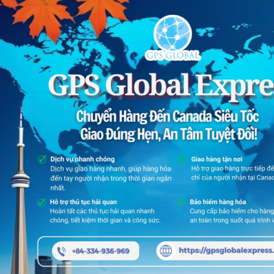CHUYỂN HÀNG ĐẾN CANADA SIÊU TỐC – GIAO ĐÚNG HẸN, AN TÂM TUYỆT ĐỐI! 🌟 Khi bạn cần chuyển hàng từ Việt Nam đến Canada, 𝐆𝐏𝐒 𝐆𝐥𝐨𝐛𝐚𝐥 𝐄𝐱𝐩𝐫𝐞𝐬𝐬 là giải pháp nhanh chóng, an toàn và hoàn hảo. Chúng tôi cam kết mang đến dịch vụ siêu tốc, đúng hẹn, và an tâm tuyệt đối với mỗi đơn hàng. 🚀 Lý do bạn nên chọn 𝐆𝐏𝐒 𝐆𝐥𝐨𝐛𝐚𝐥 𝐄𝐱𝐩𝐫𝐞𝐬𝐬: ✅ Siêu Tốc: Giao hàng nhanh chóng, giúp bạn tiết kiệm thời gian và nỗ lực. ✅ Đúng Hẹn: 𝐆𝐏𝐒 𝐆𝐥𝐨𝐛𝐚𝐥 𝐄𝐱𝐩𝐫𝐞𝐬𝐬 luôn giao hàng đúng hạn, không để bạn phải lo lắng. ✅ An Tâm Tuyệt Đối: Chúng tôi đảm bảo hàng hóa của bạn luôn được bảo vệ và an toàn trong suốt quá trình vận chuyển. ✅ Dịch Vụ Tận Tâm: Từ tư vấn đến hỗ trợ thủ tục hải quan, chúng tôi đồng hành cùng bạn trong suốt hành trình. 🔒 An Tâm Tuyệt Đối: Chúng tôi hiểu rằng mỗi gói hàng đều có giá trị quan trọng, vì vậy 𝐆𝐏𝐒 𝐆𝐥𝐨𝐛𝐚𝐥 𝐄𝐱𝐩𝐫𝐞𝐬𝐬 luôn đảm bảo an toàn tuyệt đối cho hàng hóa của bạn trong suốt hành trình. 🎁 ƯU ĐÃI ĐẶC BIỆT 🔥 Giảm giá hấp dẫn khi gửi hàng quốc tế 🎀 Quà tặng đặc biệt dành cho khách hàng thân thiết của 𝐆𝐏𝐒 𝐆𝐥𝐨𝐛𝐚𝐥 𝐄𝐱𝐩𝐫𝐞𝐬𝐬! 🆓 Tư vấn miễn phí từ đội ngũ chuyên gia giàu kinh nghiệm, giúp bạn lựa chọn giải pháp vận chuyển hoàn hảo nhất! 📩 LIÊN HỆ NGAY ĐỂ ĐƯỢC TƯ VẤN VÀ BÁO GIÁ ƯU ĐÃI NHẤT! 💬 Liên Hệ Với Chúng Tôi Nếu bạn có bất kỳ câu hỏi nào hoặc cần hỗ trợ, đừng ngần ngại liên hệ với chúng tôi. Đội ngũ chăm sóc khách hàng của 𝐆𝐏𝐒 𝐆𝐥𝐨𝐛𝐚𝐥 𝐄𝐱𝐩𝐫𝐞𝐬𝐬 luôn sẵn sàng phục vụ bạn 24/7. 🏢 Địa chỉ: HCM: 93 Trần Văn Dư, Phường 13, Quận Tân Bình, TP HCM HN: Tầng 2, Số 8, Ngõ 38 Phố Đặng Thùy Trâm, Phường Dịch Vọng Hậu, Quận Cầu Giấy, TP Hà Nội Cần Thơ: Số 520 Nguyễn Văn Linh, Long Hoà, Bình Thuỷ, TP Cần Thơ An Giang: Số 5, Đường Hùng Vương, Thị trấn Tri Tôn, Tỉnh An Giang 📞 Hotline: +84-334-936-969 🌐 Web: gpsglobalexpress.com 📧 Email: info@gpsglobalexpress.com ✨ Với 𝐆𝐏𝐒 𝐆𝐥𝐨𝐛𝐚𝐥 𝐄𝐱𝐩𝐫𝐞𝐬𝐬, bạn có thể yên tâm giao hàng nhanh, an toàn và tiện lợi! ✨ #GPSGlobalExpress #GuiHangQuocTe #NhanhChongAnToan #DichVuChuyenPhatNhanh #VanchuyenToanCau #VậnChuyểnQuốcTế #GửiHàngTết #FreePickup #DHL #FedEx #UPS #TNT #GuiHangDiUc