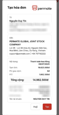 KIẾM HOA HỒNG KHÔNG GIỚI HẠN CÙNG PERMATE REFERRAL! ⏰ Thời gian: 04/07 - 03/08/2025 CHỈ 1 LINK DUY NHẤT - HOA HỒNG ĐỔ VỀ LIÊN TỤC! 💸Nhận ngay #20K/mỗi lượt đăng ký thành công - Không cần phát sinh chuyển đổi 👉Tham gia ngay: https://clearpmf.com/ql/e0poAH CƠ CHẾ THƯỞNG CỰC HẤP DẪN ✅Thưởng thêm #100K khi người được mời phát sinh chuyển đổi ✅Thưởng mốc tích lũy từ #100K đến #10TRIỆUĐỒNG - mời càng nhiều, thưởng càng cao ✅ĐUA TOP hấp dẫn - Tổng thưởng lên đến #40TRIỆUĐỒNG 📌 LẦN ĐẦU TIÊN TẠI VIỆT NAM: Một chiến dịch Referral mà bạn có thể kiếm hoa hồng dễ dàng - Ai cũng có thể tham gia ⏳ Chiến dịch đã mở! Đừng để người khác đi trước bạn - hãy là người bung link đầu tiên để dẫn đầu BXH! #PermateReferral #kiemtiencungPermate #Santiepthilienket #Gioithieukiemtien ------------------------------ banxangdao.com #kiemtienpermate