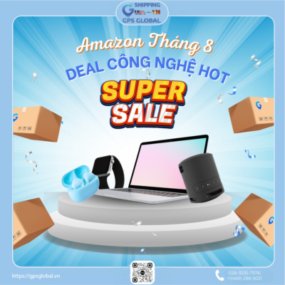 Mùa Back to School đang nóng hừng hực, Amazon tung loạt khuyến mãi công nghệ xịn sò: ✨ MacBook Air M4 13" (2025) – chỉ còn $799 (ngon cho cả học tập lẫn làm việc). ⌚ Apple Watch SE (GPS 40mm) – giảm ngay 32%, vừa theo dõi sức khỏe vừa sang xịn mịn. 🎧 Tai nghe không dây, loa Bluetooth – deal ngập tràn, tha hồ chill nhạc. 🎒 Balo Herschel & phụ kiện học tập – chuẩn combo “công nghệ + style”. 👉 Bạn chỉ cần chọn món, còn lại để GPS Global lo: Order hộ trực tiếp từ Amazon US Về tay bạn nhanh trong 7–12 ngày Có bill đầy đủ, đảm bảo chính hãng 💌 Inbox ngay để không bỏ lỡ “cơn mưa deal công nghệ” từ Mỹ! 📞 LIÊN HỆ NGAY: 📞 Hotline Việt Nam: 028 3535 7576 📞Hotline Quốc tế: +1 (469) 288 5021 🌐 Web: gpsglobal.vn 🏢 Địa chỉ: HCM: 93 Trần Văn Dư, Phường Tân Bình, TP HCM HN: Tầng 2, Số 8, Ngõ 38 Phố Đặng Thùy Trâm, Phường Cầu Giấy, TP Hà Nội Cần Thơ: Số 520 Nguyễn Văn Linh, P.Bình Thuỷ, TP Cần Thơ An Giang: Số 5, Đường Hùng Vương, Thị trấn Tri Tôn, Tỉnh An Giang 👉 COMMENT "GPS" HOẶC INBOX NGAY – ĐỘI NGŨ CHUYÊN NGHIỆP SẼ LIÊN HỆ BẠN SỚM NHÂT!!