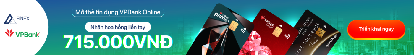 Mở thẻ tín dụng VPBank online:
Mở thẻ online chỉ trong 10 phút, không cần gặp mặt;
Chỉ cần CCCD, không cần hồ sơ giấy;
Hạn mức lên tới 100 triệu;
Có thể sử dụng được ngay sau khi mở;