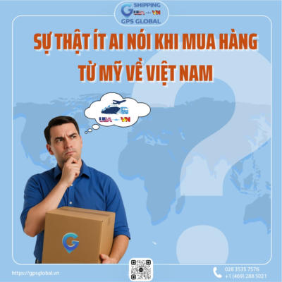 🚢📦 GPS GLOBAL - SỰ THẬT ÍT AI NÓI KHI MUA HÀNG TỪ MỸ VỀ VIỆT NAM 🇺🇸➡️🇻🇳 Mua hàng từ Mỹ không hề “dễ như mơ”. Nếu không cẩn thận, bạn có thể: ❌ Tốn thêm phí ship & thuế ❌ Vướng hàng cấm vận chuyển ❌ Hàng hư hỏng do đóng gói sai ❌ Mất dấu vì không có tracking ❌ Thiệt hại khi không có bảo hiểm ✅ Với GPS Global: Ship nhanh 5–7 ngày Tracking online minh bạch Bảo hiểm 100% hàng hóa 📞 LIÊN HỆ NGAY: 📞 Hotline Việt Nam: 028 3535 7576 📞Hotline Quốc tế: +1 (469) 288 5021 🌐 Web: gpsglobal.vn 🏢 Địa chỉ: HCM: 93 Trần Văn Dư, Phường Tân Bình, TP HCM HN: Tầng 2, Số 8, Ngõ 38 Phố Đặng Thùy Trâm, Phường Cầu Giấy, TP Hà Nội Cần Thơ: Số 520 Nguyễn Văn Linh, P.Bình Thuỷ, TP Cần Thơ An Giang: Số 5, Đường Hùng Vương, Thị trấn Tri Tôn, Tỉnh An Giang 👉 COMMENT "GPS" HOẶC INBOX NGAY – ĐỘI NGŨ CHUYÊN NGHIỆP SẼ LIÊN HỆ BẠN SỚM NHÂT!!