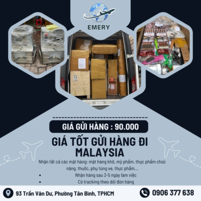"𝐏𝐡𝐢 𝐭𝐡𝐮̛𝐨̛𝐧𝐠 𝐛𝐚̂́𝐭 𝐩𝐡𝐮́ – 𝐤𝐡𝐨̂𝐧𝐠 𝐛𝐮𝐨̂𝐧 𝐛𝐚́𝐧 𝐬𝐚𝐨 𝐠𝐢𝐚̀𝐮!" 𝐕𝐢̀ 𝐯𝐚̣̂𝐲 𝐄𝐌𝐄𝐑𝐘 𝐄𝐱𝐩𝐫𝐞𝐬𝐬 đ𝐚𝐧𝐠 𝐜𝐨́ 𝐜𝐡𝐮̛𝐨̛𝐧𝐠 𝐭𝐫𝐢̀𝐧𝐡 𝐮̛𝐮 đ𝐚̃𝐢 𝐜𝐡𝐨 𝐪𝐮𝐲́ 𝐤𝐡𝐚́𝐜𝐡 𝐡𝐚̀𝐧𝐠 𝐛𝐮𝐨̂𝐧 𝐛𝐚́𝐧 , 𝐤𝐢𝐧𝐡 𝐝𝐨𝐚̣𝐧𝐡 𝐭𝐚̣𝐢 𝐌𝐚𝐥𝐚𝐲𝐬𝐢𝐚. 𝐋𝐢𝐞̂𝐧 𝐡𝐞̣̂ 𝐞 𝐧𝐠𝐚̀𝐲 đ𝐞̂̉ 𝐛𝐢𝐞̂́𝐭 𝐭𝐡𝐞̂𝐦 𝐯𝐞̂̀ 𝐮̛𝐮 đ𝐚̃𝐢 𝟎𝟗𝟎𝟔 𝟑𝟕𝟕 𝟔𝟑𝟖 (𝐏𝐡𝐨𝐧𝐞/𝐙𝐚𝐥𝐨) Việt Nam - Malaysia Nhận chuyển các loại hàng: Tôm khô , Mực Khô , Cá Khô , Mắm, khô gà, bò, heo... Thuốc Tây , Mỹ phẩm, quần áo, khẩu trang, mi giả , bánh mứt... Tài liệu, sách, tranh, tượng,… CHI PHÍ HỢP LÝ - AN TOÀN - ĐẢM BẢO Miễn phí đóng gói : thùng carton, hút chân không, nhãn mác Lấy hàng tận nhà miễn phí (khu vực HCM) Giao tận tay người nhận EMERY Express – đối tác tin cậy giúp bạn kết nối toàn cầu dễ dàng và tiết kiệm! Liên hệ ngay để trải nghiệm dịch vụ gửi hàng đi Malaysia chuyên nghiệp! --------------------------------------------------------------- 𝐂𝐎̂𝐍𝐆 𝐓𝐘 𝐓𝐍𝐇𝐇 𝐄𝐌𝐄𝐑𝐘 - 𝑭𝒍𝒚𝒊𝒏𝒈 𝒊𝒏 𝒕𝒉𝒆 𝒘𝒐𝒓𝒍𝒅 𝐇𝐎𝐓𝐋𝐈𝐍𝐄 : +84906 377 638 𝓜𝓼.𝓒𝓱𝓲 (𝐏𝐇𝐎𝐍𝐄/𝐙𝐀𝐋𝐎/𝐖𝐇𝐀𝐓𝐒𝐀𝐀𝐏/𝐕𝐈𝐁𝐄𝐑) Địa chỉ gửi hàng: Địa chỉ HCM : 93 TRẦN VĂN DƯ , PHƯỜNG TÂN BÌNH, TPHCM #vanchuyenquocte #chuyenphatnhanhsangHan #emery #guihangdinuocngoai #guihangdimalaysia #vanchuyenquocte #chuyenphatnhanhsangHan #guihangViet_Han #guihangdinuocngoai #guihangvietmỹ #guihangdicanada #guihangdiphilippines #guihangdinuocngoaigiare #guihangdinhatban #guinemdimy #guinemdicanaada #guihangdiuc #guihangdinuocngoaigiare #guihangdinuocngoai #vanchuyengiare #vanchuyenhangdinuocngoai #dhl #ups #fedex #chuyentuyen #emeryshipping #emeryexpress #emeryshippinginternational #emeryworldwide