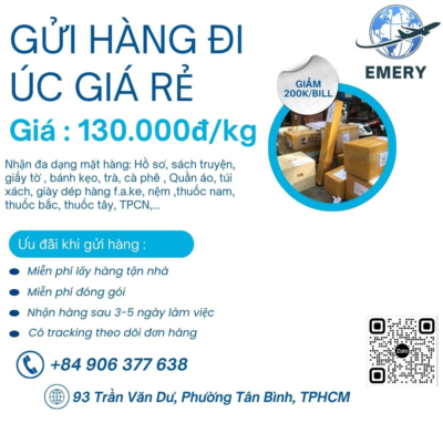 📦 International Shipping – Door-to-Door Delivery Ship to Australia from only 1xx,000 VND/kg! 🇦🇺✈️ 📌 We ship: Food, Cosmetics, Household Items, Supplements, Clothing, Machinery, and more! ⏩ Competitive prices – super cost-effective ⏩ Door-to-door pickup and delivery ⏩ Dedicated routes to the U.S., Australia, Canada, Japan, Korea, Taiwan, and many other countries ✓ Free packaging and home pickup/delivery service ✓ Real-time shipment tracking and updates ✓ Fast customs process to shorten delivery time