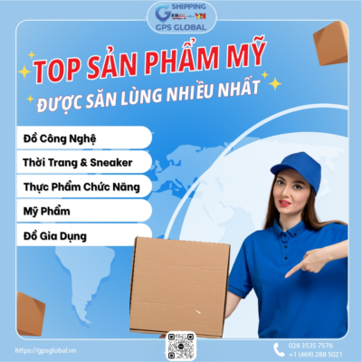 🌎✨ TOP SẢN PHẨM MỸ ĐƯỢC SĂN LÙNG NHIỀU NHẤT ✨🌎 Mỹ luôn là “thiên đường mua sắm” với hàng loạt sản phẩm chất lượng, uy tín và được khách hàng Việt ưa chuộng: ✅ Đồ Công Nghệ – hiện đại, cập nhật xu hướng nhanh chóng ✅ Thời Trang & Sneaker – phong cách và cá tính ✅ Thực Phẩm Chức Năng – chăm sóc sức khỏe toàn diện ✅ Mỹ Phẩm – chất lượng cao, an toàn ✅ Đồ Gia Dụng – tiện ích, bền đẹp 📦 Với GPS Global, bạn dễ dàng đặt mua và vận chuyển hàng Mỹ về Việt Nam nhanh chóng – an toàn – chi phí tối ưu. 👉 Chỉ cần gửi link sản phẩm, việc còn lại để GPS Global lo! 📞 LIÊN HỆ NGAY: 📞 Hotline Việt Nam: 028 3535 7576 📞Hotline Quốc tế: +1 (469) 288 5021 🌐 Web: gpsglobal.vn 🏢 Địa chỉ: HCM: 93 Trần Văn Dư, Phường Tân Bình, TP HCM HN: Tầng 2, Số 8, Ngõ 38 Phố Đặng Thùy Trâm, Phường Cầu Giấy, TP Hà Nội Cần Thơ: Số 520 Nguyễn Văn Linh, P.Bình Thuỷ, TP Cần Thơ An Giang: Số 5, Đường Hùng Vương, Thị trấn Tri Tôn, Tỉnh An Giang 👉 COMMENT "GPS" HOẶC INBOX NGAY – ĐỘI NGŨ CHUYÊN NGHIỆP SẼ LIÊN HỆ BẠN SỚM NHÂT!! #GPSGlobal #NhapHangQuocTe #NhanhChongAnToan #DichVuChuyenPhatNhanh #VanchuyenToanCau