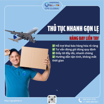 📝 GPS GLOBAL - THỦ TỤC NHANH GỌN LẸ - HÀNG BAY LIỀN TAY📦 👉 Bạn chỉ việc gói ghém yêu thương, Tiến Việt Express sẽ đưa trọn vẹn đến tận tay người nhận. ✅ Hỗ trợ khai báo hàng hóa rõ ràng. ✅ Tư vấn đóng gói đúng quy định. ✅ Giấy tờ đầy đủ, nhanh chóng. ✅ Hướng dẫn tận tình, không mất thời gian. 👉 Bạn chỉ cần chuẩn bị hàng, Tiến Việt Express sẽ lo trọn gói để kiện hàng của bạn bay an toàn đến nơi. 📞 LIÊN HỆ NGAY: 📞 Hotline Việt Nam: 028 3535 7576 📞Hotline Quốc tế: +1 (469) 288 5021 🌐 Web: gpsglobal.vn 🏢 Địa chỉ: HCM: 93 Trần Văn Dư, Phường Tân Bình, TP HCM HN: Tầng 2, Số 8, Ngõ 38 Phố Đặng Thùy Trâm, Phường Cầu Giấy, TP Hà Nội Cần Thơ: Số 520 Nguyễn Văn Linh, P.Bình Thuỷ, TP Cần Thơ An Giang: Số 5, Đường Hùng Vương, Thị trấn Tri Tôn, Tỉnh An Giang 👉 COMMENT "GPS" HOẶC INBOX NGAY – ĐỘI NGŨ CHUYÊN NGHIỆP SẼ LIÊN HỆ BẠN SỚM NHÂT!! #GPSGlobal #NhapHangQuocTe #NhanhChongAnToan #DichVuChuyenPhatNhanh #VanchuyenToanCau