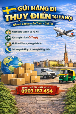 🇸🇪✈️ SHIPPING TO SWEDEN FROM HANOI – FAST, SAFE & AFFORDABLE ✈️🇸🇪 Are you looking to send goods from Hanoi to Sweden for your relatives, international students, overseas workers, or business partners? 👉 We provide reliable, professional, and on-time international shipping services to Sweden, offering full A–Z support from pickup to final delivery. 📦 WE ACCEPT A WIDE VARIETY OF CARGO: Documents, paperwork, and certificates Gifts, personal items, and luggage Dried food products (in compliance with EU & Swedish regulations) Cosmetics and consumer goods Commercial goods, samples, and business shipments 🚀 WHY CHOOSE OUR SWEDEN SHIPPING SERVICE FROM HANOI? ✅ Door-to-door pickup in Hanoi ✅ Fast transit time: 5–7 days ✅ Professional packing & customs declaration support ✅ 24/7 shipment tracking ✅ Competitive, transparent pricing – no hidden fees 🌍 DELIVERY TO ALL MAJOR CITIES IN SWEDEN: Stockholm Gothenburg Malmö Uppsala Västerås 👉 And all regions throughout Sweden 📞 CONTACT US NOW FOR CONSULTATION & QUOTATION: Hotline: +84 903 187 454 📌 Free consultation – fast quotation – dedicated support 📍 SHIPPING TO SWEDEN FROM HANOI – Connecting Europe, delivering peace of mind with every shipment! #angiangexpress #bacgiangexpress #baccanexpress #baclieuexpress #bacninhexpress #bentreexpress #binhdinhexpress #binhduongexpress #binhphuocexpress #binhthuanexpress #caobangexpress #canthoexpress #danangexpress #daklakexpress #daknongexpress #dienbienexpress #dongnaiexpress #dongthapexpress #gialaiexpress #hagiangexpress #haiduongexpress #haiphongexpress #hanamexpress #hanoiexpress #hatinhexpress #hoabinhexpress #hungyenexpress #khanhhoaexpress #kiengiangexpress #kontumexpress