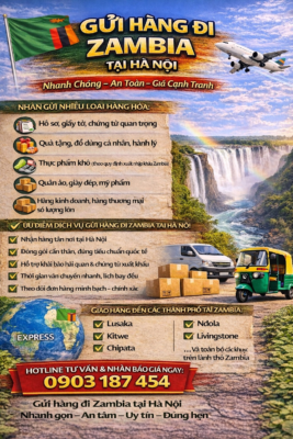 🇿🇲✈️ SHIPPING TO ZAMBIA FROM HANOI – FAST, SAFE & COMPETITIVE PRICES ✈️🇿🇲 Are you looking to send goods from Hanoi to Zambia for your relatives, friends, business partners, or international customers? 👉 We provide reliable, professional, and on-time international shipping services to Zambia, offering door-to-door support from pickup to final delivery. 📦 WE ACCEPT A WIDE RANGE OF CARGO: 📄 Documents, files, and important paperwork 🎁 Gifts, personal belongings, and luggage 🍪 Dried food products (in compliance with Zambian import regulations) 👕👟 Clothing, footwear, and cosmetics 📦 Commercial goods and bulk shipments 🚀 WHY CHOOSE OUR ZAMBIA SHIPPING SERVICE FROM HANOI? ✅ Door-to-door pickup in Hanoi ✅ Secure packing following international standards ✅ Customs clearance & export documentation support ✅ Fast transit times with regular flight schedules ✅ Transparent and accurate shipment tracking ✅ Door-to-door delivery across Zambia 🌍 DELIVERY TO ALL MAJOR CITIES IN ZAMBIA: Lusaka Ndola Kitwe Livingstone Chipata 👉 And all other areas throughout Zambia 💰 REASONABLE RATES – CLEAR & TRANSPARENT QUOTATIONS Freight charges based on weight and cargo type Special discounts for frequent and bulk shipments No hidden fees – no extra charges beyond the quoted price 📞 HOTLINE FOR CONSULTATION & INSTANT QUOTATION: 👉 +84 903 187 454 📍 SHIPPING TO ZAMBIA FROM HANOI Fast – Secure – Reliable – On-time 👉 If you need advertising images with hotline, a shortened version for fanpage posts, or SEO-optimized content for your website, just message “create image” and I’ll assist you right away. #angiangexpress #bacgiangexpress #baccanexpress #baclieuexpress #bacninhexpress #bentreexpress #binhdinhexpress #binhduongexpress #binhphuocexpress #binhthuanexpress #caobangexpress #canthoexpress #danangexpress #daklakexpress #daknongexpress #dienbienexpress #dongnaiexpress #dongthapexpress #gialaiexpress #hagiangexpress #haiduongexpress #haiphongexpress #hanamexpress #hanoiexpress #hatinhexpress #hoabinhexpress #hungyenexpress #khanhhoaexpress #kiengiangexpress #kontumexpress #laichauexpress #lamdongexpress #langsonexpress #laocaiexpress #longanexpress #namdinhexpress #ngheanexpress #ninhbinhexpress #ninhthuanexpress #phuthoexpress #phuyenexpress #quangbinhexpress #quangnamexpress #quangngaiexpress #quangninhexpress #quangtriexpress #Soctrangexpress #sonlaexpress #tayninhexpress #thaibinhexpress #thainguyenexpress #thanhhoaexpress #thuathienhueexpress #tiengiangexpress #tphcmexpress #travinhexpress #tuyenquangexpress #vinhlongexpress #vinhphucexpress #yenbaiexpress #bariavungtauexpress #baclieuexpress #camauexpress