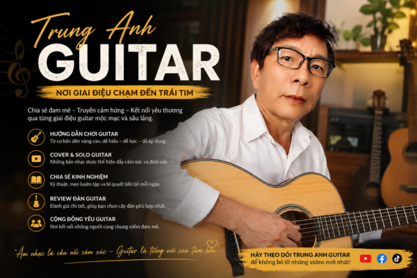 Câu Chuyện Phía Sau Những Phím Đàn Mỗi cây đàn Guitar không chỉ là một khối gỗ vô hồn, mà là một tri kỷ chở che những tâm tư. Thước phim ngắn về Trung Anh Guitar sẽ đưa bạn ghé thăm không gian đầy cảm hứng – nơi những nốt nhạc mộc mạc vang lên, nơi niềm đam mê với cây đàn sáu dây được thắp sáng và lan tỏa mỗi ngày. Qua từng thước phim thước phim chân thực, bạn sẽ cảm nhận được: Sự tỉ mỉ và tâm huyết: Hành trình lựa chọn, chăm chút từng cây đàn để mang lại âm thanh hoàn hảo nhất cho người yêu nhạc. Không gian nghệ thuật: Nơi những tâm hồn đồng điệu tìm thấy nhau, cùng chia sẻ tình yêu vô tận với Guitar. Sứ mệnh kết nối: Trung Anh Guitar không chỉ bán đàn, chúng tôi trao đi người bạn đồng hành trên con đường âm nhạc của bạn. "Âm nhạc là ngôn ngữ chung của nhân loại, và Guitar chính là lời tự sự chân thành nhất." 🎥 Điểm Nhấn Không Thể Bỏ Qua Trong Video Visual mãn nhãn: Góc quay nghệ thuật, cận cảnh từng thớ gỗ, đường sơn và chuyển động điêu luyện trên phím đàn. Âm thanh sống động: Thưởng thức những giai điệu mộc mạc, sâu lắng được thể hiện trực tiếp, mang lại cảm giác thư thái tuyệt đối. Thông điệp truyền cảm hứng: Câu chuyện về sự kiên trì, theo đuổi đam mê và hành trình định hình phong cách riêng cùng Trung Anh Guitar. Dành Cho Bạn - Những Người Yêu Tiếng Đàn Mộc Dù bạn là một nghệ sĩ chuyên nghiệp đang tìm kiếm một "vũ khí" mới, hay là người mới bắt đầu tập tành những hợp âm đầu tiên, Trung Anh Guitar luôn sẵn sàng đồng hành cùng bạn. 👉 Hãy xem ngay thước phim trên để cảm nhận năng lượng âm nhạc tuyệt vời và tìm thấy nguồn cảm hứng cho riêng mình!